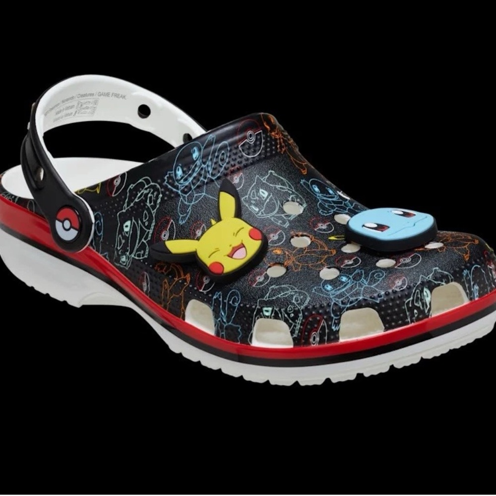Crocs x Pokemon "Pokemon Starters" Classic Clog 211343-90H Men 10 /Woman 12 NWB - Picture 3 of 4